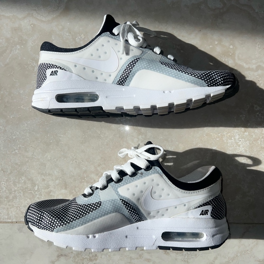 Nike air Max zero black white wolf grey